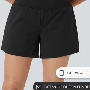 HALARA Women's Black Athletic Shorts